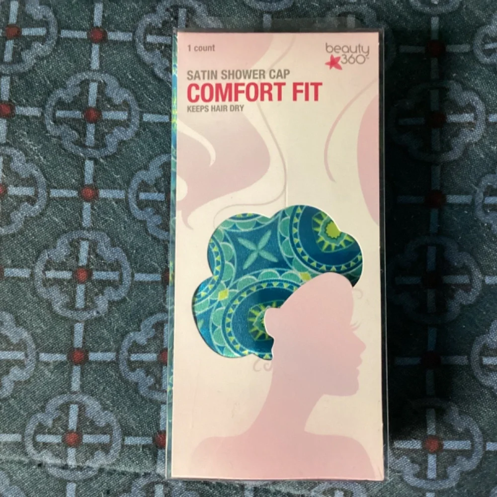 Beauty 360 Satin Shower Caps Comfort Fit & Size XL